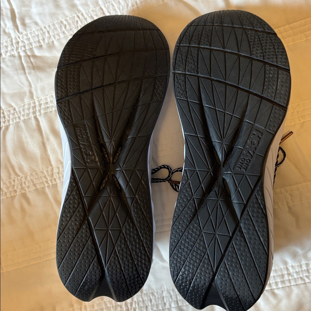 Hoka Black and White Running Shoes - Picture 6 of 12